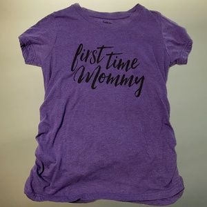First Time Mommy Maternity T-shirt